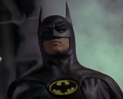 Keaton as Batman